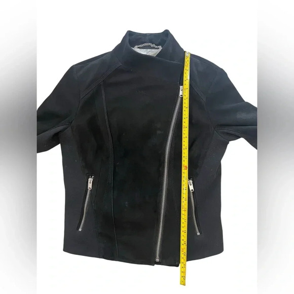 Andrew Marc New York suede  jacket moto size S - Picture 7 of 16